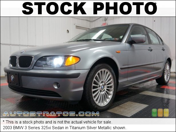 Stock photo for this 2003 BMW 3 Series 325xi Sedan 2.5L DOHC 24V Inline 6 Cylinder 5 Speed Manual
