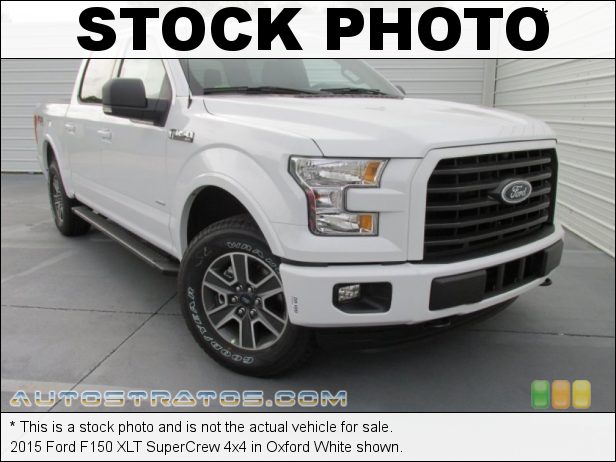 Stock photo for this 2015 Ford F150 XLT SuperCrew 4x4 2.7 Liter EcoBoost DI Turbocharged DOHC 24-Valve V6 6 Speed Automatic