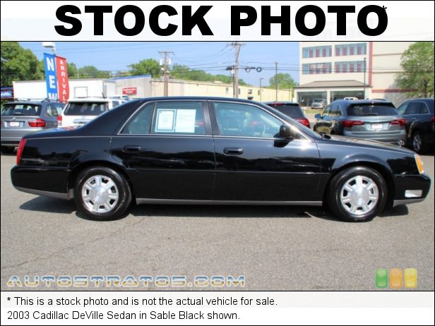Stock photo for this 2003 Cadillac DeVille Sedan 4.6 Liter DOHC 32V Northstar V8 4 Speed Automatic
