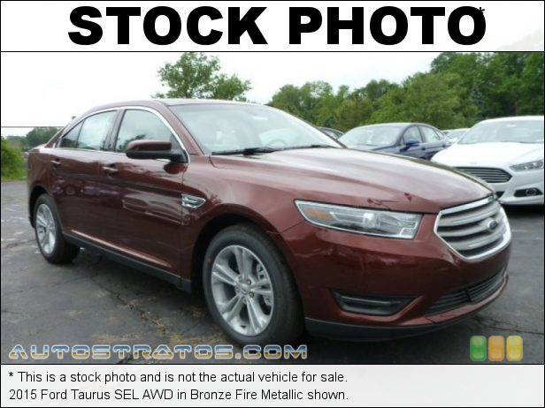 Stock photo for this 2015 Ford Taurus SEL 3.5 Liter DOHC 24-Valve Ti-VCT V6 6 Speed SelectShift Automatic