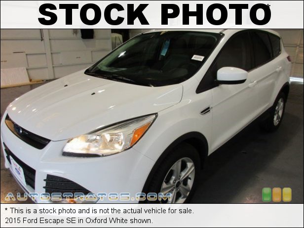 Stock photo for this 2015 Ford Escape SE 1.6 Liter EcoBoost DI Turbocharged DOHC 16-Valve Ti-VCT 4 Cylind 6 Speed SelectShift Automatic