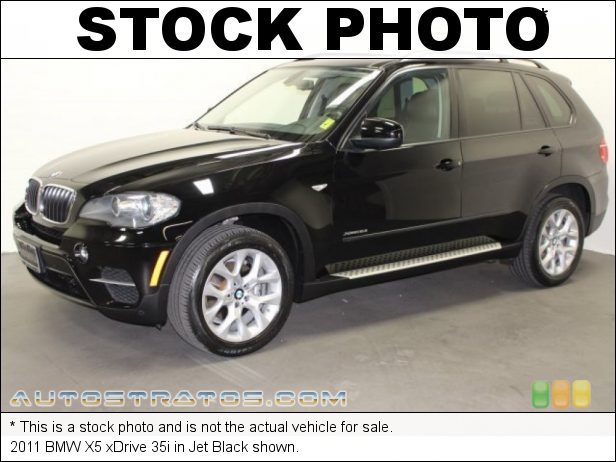 Stock photo for this 2011 BMW X5 xDrive 35i 3.0 Liter GDI Turbocharged DOHC 24-Valve VVT Inline 6 Cylinder 8 Speed Steptronic Automatic