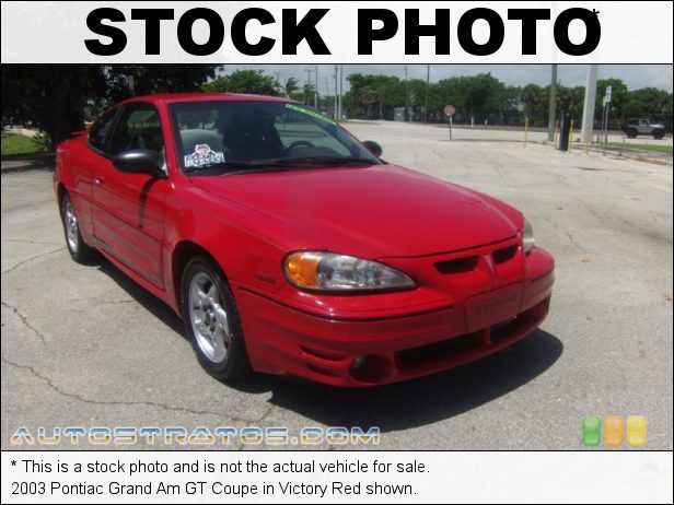 Stock photo for this 2003 Pontiac Grand Am GT Coupe 3.4 Liter 3400 SFI 12 Valve V6 4 Speed Automatic