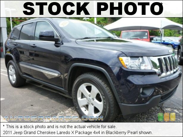 Stock photo for this 2011 Jeep Grand Cherokee Laredo X Package 4x4 5.7 Liter HEMI MDS OHV 16-Valve VVT V8 Multi Speed Automatic