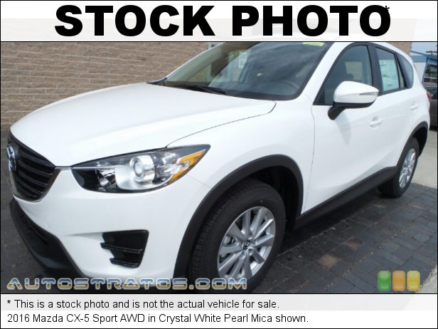 Stock photo for this 2016 Mazda CX-5 Sport AWD 2.5 Liter DI DOHC 16-Valve VVT SKYACTIV-G 4 Cylinder 6 Speed Sport Automatic