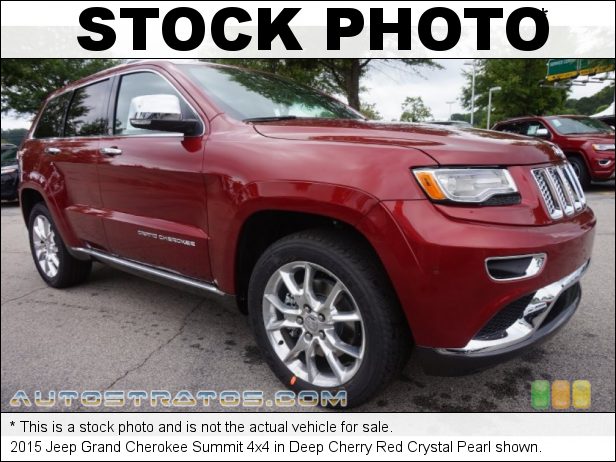 Stock photo for this 2015 Jeep Grand Cherokee Summit 4x4 5.7 Liter OHV 16-Valve HEMI V8 8 Speed Paddle-Shift Automatic