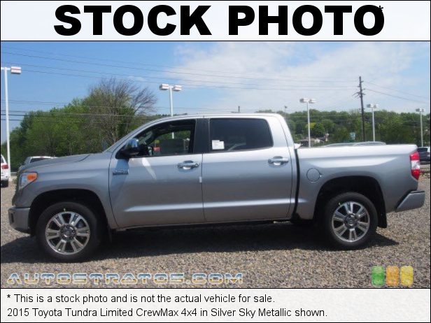 Stock photo for this 2015 Toyota Tundra CrewMax 4x4 5.7 Liter DOHC 32-Valve Dual VVT-i V8 6 Speed Automatic