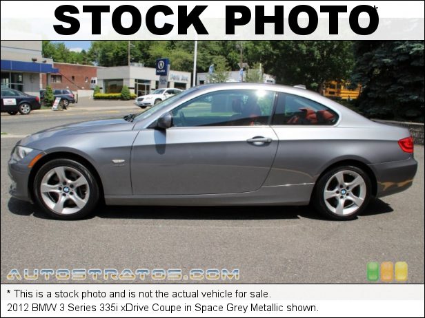 Stock photo for this 2012 BMW 3 Series 335i xDrive Coupe 3.0 Liter DI TwinPower Turbocharged DOHC 24-Valve VVT Inline 6 C 6 Speed Manual