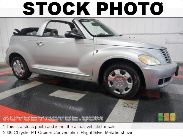 Stock photo for this 2006 Chrysler PT Cruiser Convertible 2.4 Liter DOHC 16 Valve 4 Cylinder 4 Speed Automatic