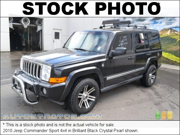 Stock photo for this 2010 Jeep Commander Sport 4x4 3.7 Liter SOHC 12-Valve V6 5 Speed Automatic