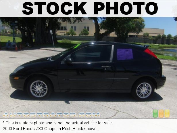 Stock photo for this 2003 Ford Focus ZX3 Coupe 2.0L DOHC 16V Zetec 4 Cylinder 5 Speed Manual