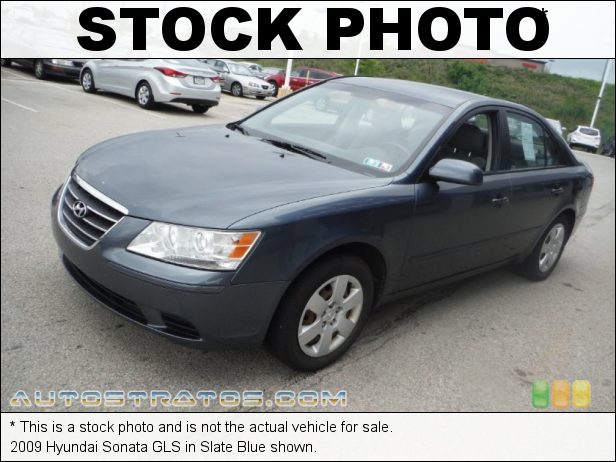Stock photo for this 2009 Hyundai Sonata GLS 2.4 Liter DOHC 16V VVT 4 Cylinder 5 Speed Shiftronic Automatic