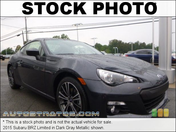 Stock photo for this 2015 Subaru BRZ Limited 2.0 Liter DI DOHC 16-Valve VVT Boxer 4 Cylinder 6 Speed Manual
