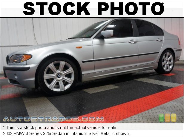 Stock photo for this 2003 BMW 3 Series 325i Sedan 2.5L DOHC 24V Inline 6 Cylinder 5 Speed Automatic