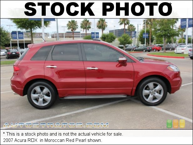 Stock photo for this 2007 Acura RDX  2.3 Liter Turbocharged DOHC 16-Valve VVT 4 Cylinder 5 Speed Automatic