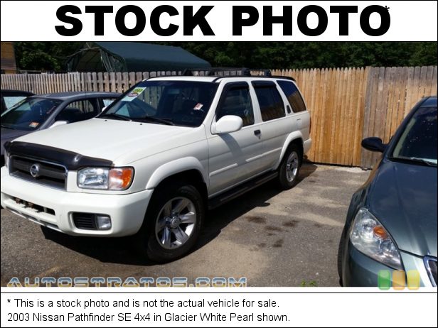 Stock photo for this 2003 Nissan Pathfinder 4x4 3.5 Liter DOHC 24-Valve V6 4 Speed Automatic