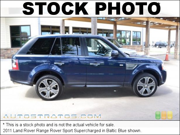 Stock photo for this 2011 Land Rover Range Rover Sport Supercharged 5.0 Liter Supercharged GDI DOHC 32-Valve DIVCT V8 6 Speed CommandShift Automatic