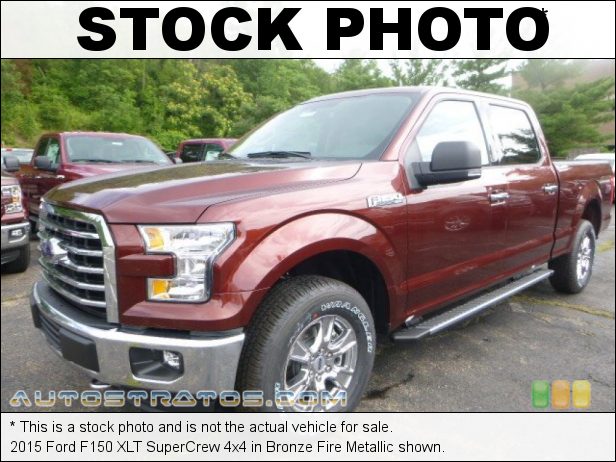 Stock photo for this 2015 Ford F150 XLT SuperCrew 4x4 5.0 Liter DOHC 32-Valve Ti-VCT FFV V8 6 Speed Automatic