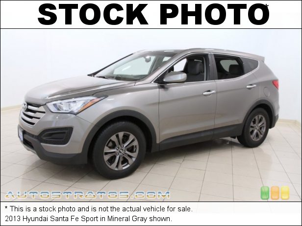 Stock photo for this 2013 Hyundai Santa Fe Sport 2.4 Liter GDi DOHC 16-Valve D-CVVT 4 Cylinder 6 Speed Shiftronic Automatic