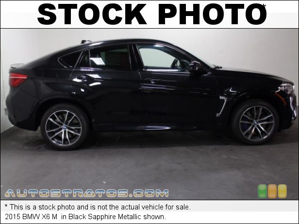Stock photo for this 2015 BMW X6 M  4.4 Liter M TwinPower Turbocharged DI DOHC 32-Valve VVT V8 8 Speed M Sport Automatic