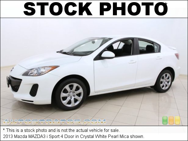 Stock photo for this 2013 Mazda MAZDA3 i 4 Door 2.0 Liter DI SKYACTIV-G DOHC 16-Valve VVT 4 Cylinder 6 Speed SKYACTIVE-Drive Sport Automatic