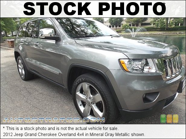 Stock photo for this 2012 Jeep Grand Cherokee Overland 4x4 3.6 Liter DOHC 24-Valve VVT V6 5 Speed Automatic