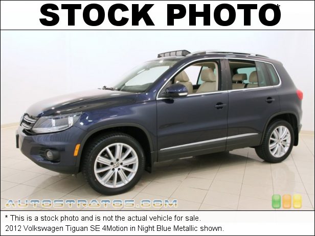 Stock photo for this 2012 Volkswagen Tiguan SE 4Motion 2.0 Liter FSI Turbocharged DOHC 16-Valve VVT 4 Cylinder 6 Speed Tiptronic Automatic