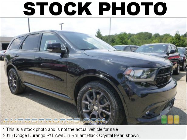 Stock photo for this 2015 Dodge Durango R/T AWD 5.7 Liter HEMI OHV 16-Valve VVT MDS V8 8 Speed Automatic