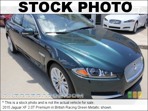 Stock photo for this 2015 Jaguar XF 2.0T Premium 2.0 Liter Turbocharged DOHC 16-Valve 4 Cylinder 8 Speed Automatic