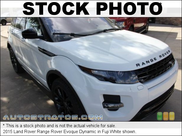 Stock photo for this 2015 Land Rover Range Rover Evoque Dynamic 2.0 Liter DI Turbocharged DOHC 16-Valve VVT 4 Cylinder 9 Speed ZF automatic