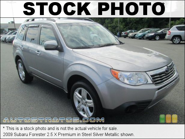 Stock photo for this 2009 Subaru Forester 2.5 X Premium 2.5 Liter SOHC 16 Valve VVT Flat 4 Cylinder 4 Speed Sportshift Automatic