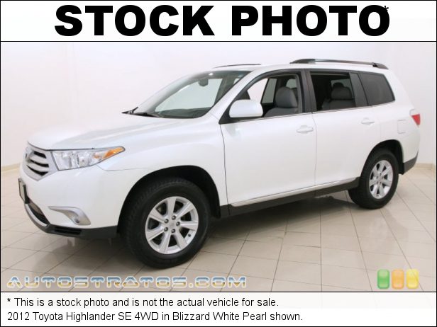 Stock photo for this 2012 Toyota Highlander 4WD 3.5 Liter DOHC 24-Valve Dual VVT-i V6 5 Speed ECT-i Automatic