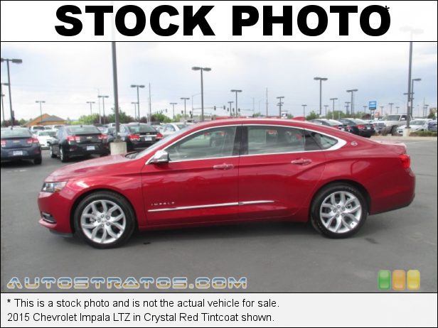 Stock photo for this 2015 Chevrolet Impala LTZ 3.6 Liter DI DOHC 24-Valve VVT V6 6 Speed Automatic