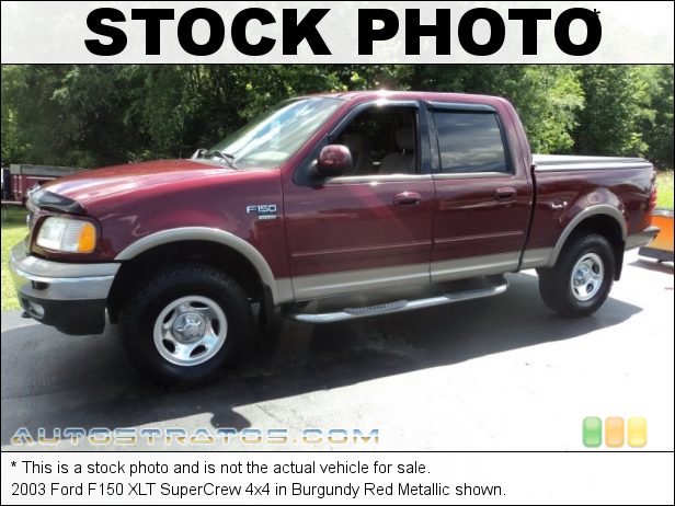 Stock photo for this 2003 Ford F150 SuperCrew 4x4 5.4 Liter SOHC 16V Triton V8 4 Speed Automatic