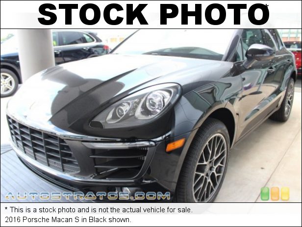 Stock photo for this 2016 Porsche Macan S 3.0 Liter DFI Twin-Turbocharged DOHC 24-Valve VarioCam Plus V6 7 Speed PDK Automatic
