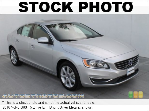Stock photo for this 2015 Volvo S60 T5 Drive-E 2.0 Liter DI Turbocharged DOHC 16-Valve VVT Drive-E 4 Cylinder 8 Speed Geartronic Automatic