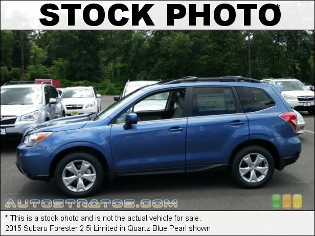 Stock photo for this 2015 Subaru Forester 2.5i Limited 2.5 Liter DOHC 16-Valve VVT Flat 4 Cylinder Lineartronic CVT Automatic