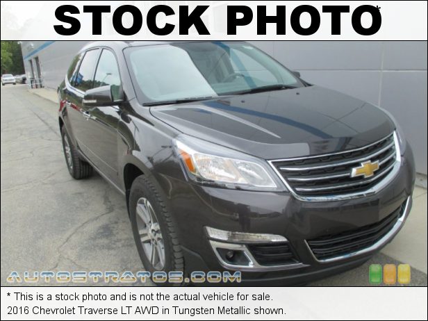 Stock photo for this 2016 Chevrolet Traverse LT AWD 3.6 Liter DI DOHC 24-Valve VVT V6 6 Speed Automatic