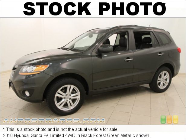 Stock photo for this 2010 Hyundai Santa Fe Limited 4WD 3.5 Liter DOHC 24-Valve V6 6 Speed Shiftronic Automatic Stock photo for this 2010 Hyundai Santa Fe Limited 4WD 3.5 Liter DOHC 24-Valve V6 6 Speed Shiftronic Automatic