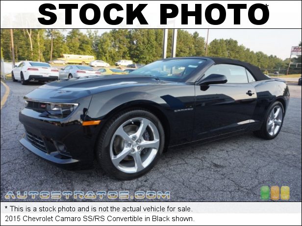 Stock photo for this 2015 Chevrolet Camaro Convertible 6.2 Liter OHV 16-Valve V8 6 Speed Automatic