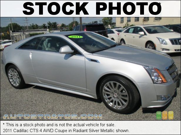 Stock photo for this 2011 Cadillac CTS 4 AWD Coupe 3.6 Liter DI DOHC 24-Valve VVT V6 6 Speed Automatic