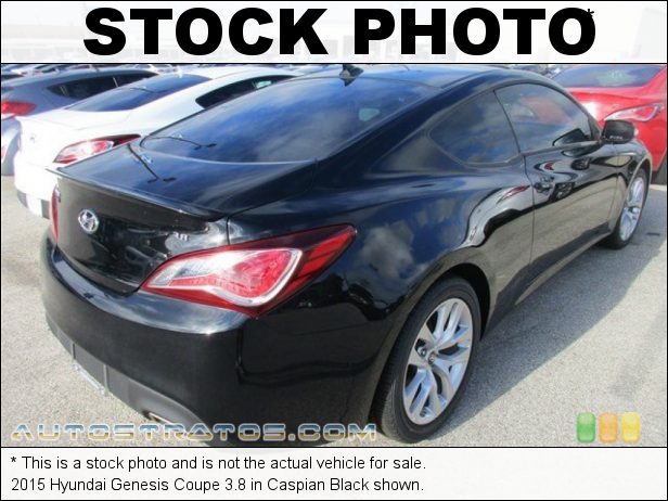 Stock photo for this 2015 Hyundai Genesis Coupe 3.8 3.8 Liter GDI DOHC 24-Valve DCVVT V6 8 Speed SHIFTRONIC Automatic