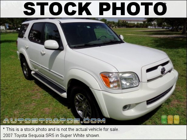 Stock photo for this 2007 Toyota Sequoia SR5 4.7L DOHC 32V i-Force V8 5 Speed Automatic