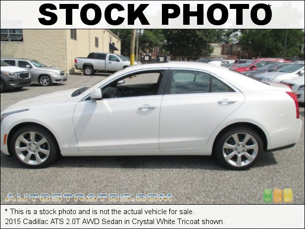 Stock photo for this 2015 Cadillac ATS 2.0T AWD Sedan 2.0 Liter DI Turbocharged DOHC 16-Valve VVT 4 Cylinder 6 Speed Automatic