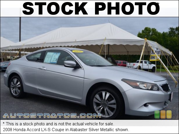 Stock photo for this 2008 Honda Accord LX-S Coupe 2.4 Liter DOHC 16-Valve i-VTEC 4 Cylinder 5 Speed Automatic