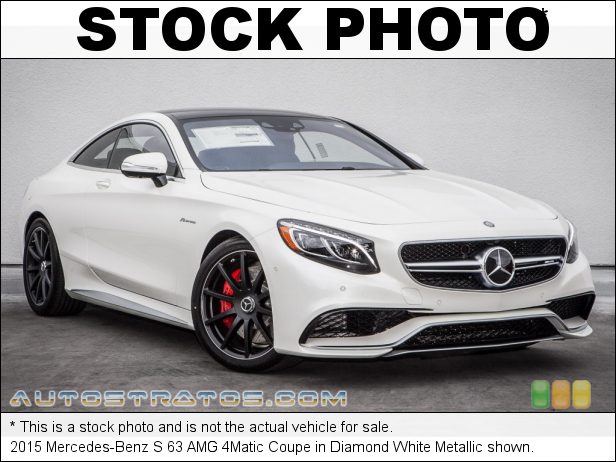 Stock photo for this 2015 Mercedes-Benz S 63 AMG 4Matic Coupe 5.5 Liter AMG biturbo DOHC 32-Valve VVT V8 7 Speed Automatic