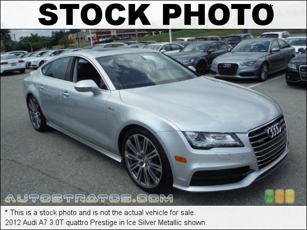 Stock photo for this 2012 Audi A7 3.0T quattro 3.0 Liter TFSI Supercharged DOHC 24-Valve VVT V6 8 Speed Tiptronic Automatic