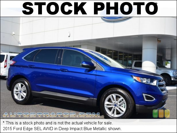 Stock photo for this 2015 Ford Edge SEL AWD 3.5 Liter DOHC 24-Valve Ti-VCT V6 6 Speed SelectShift Automatic