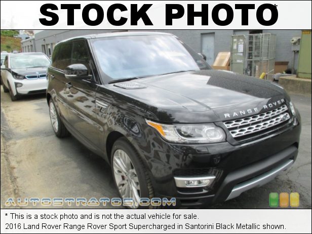 Stock photo for this 2016 Land Rover Range Rover Sport Supercharged 5.0 Liter Supercharged DOHC 32-Valve V8 8 Speed Automatic