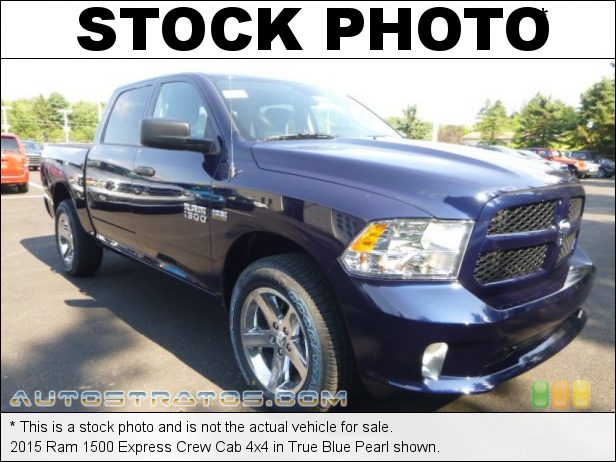 Stock photo for this 2015 Ram 1500 Express Crew Cab 4x4 5.7 Liter OHV 16-Valve VVT MDS V8 8 Speed Automatic